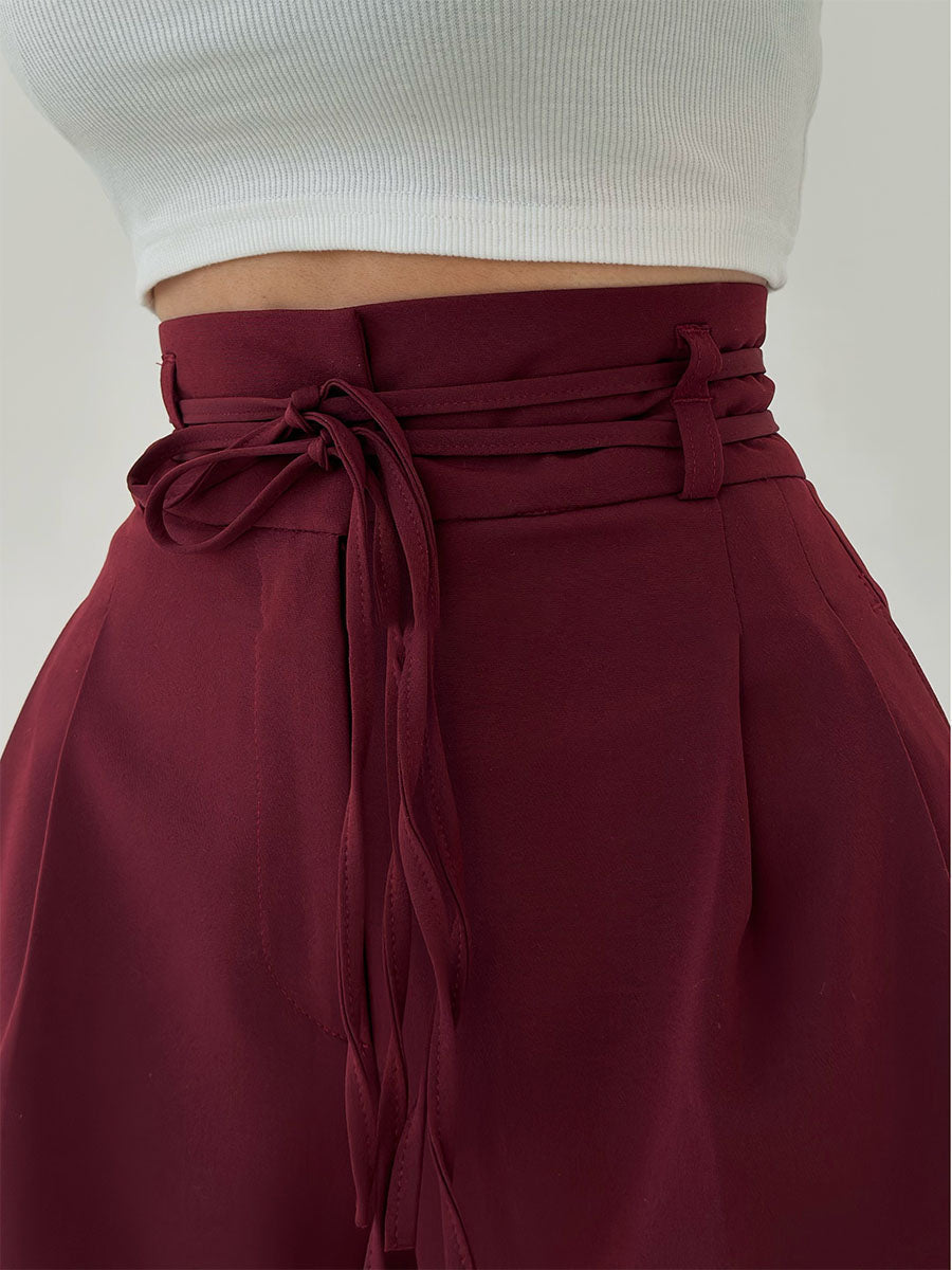 Stephanie - Pantalon taille haute
