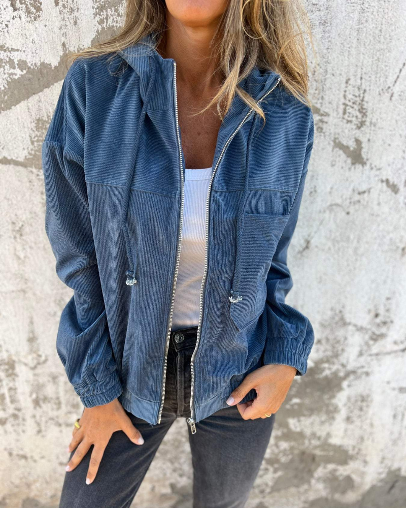 Isabella | Veste en velours côtelé