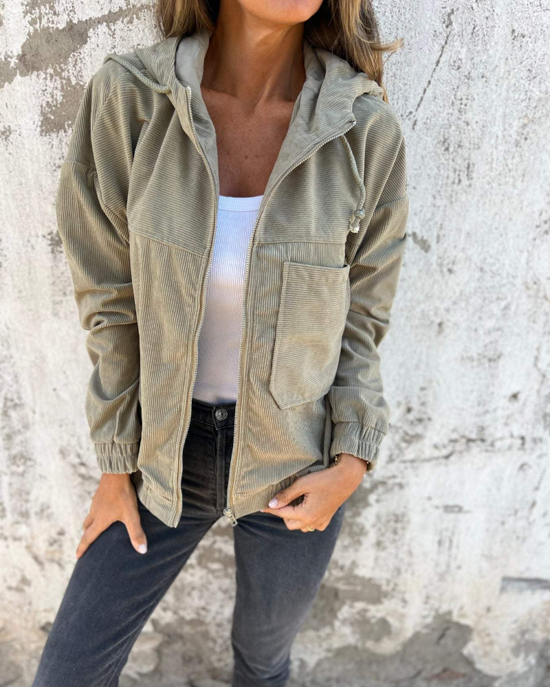 Isabella | Veste en velours côtelé
