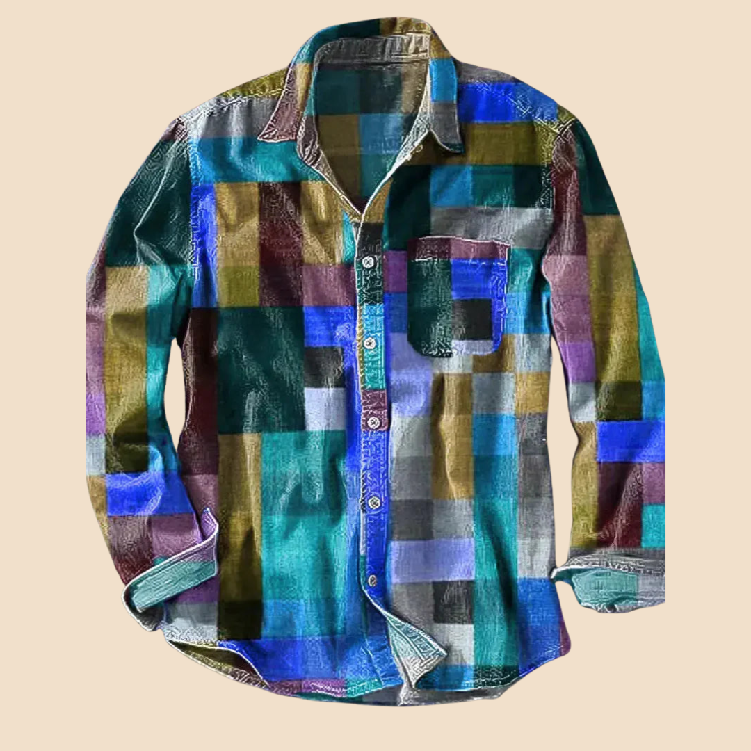 Lenoir | Chemise vintage arc-en-ciel