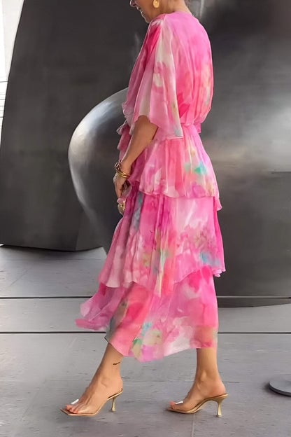 Elyse - Robe longue bohème élégante