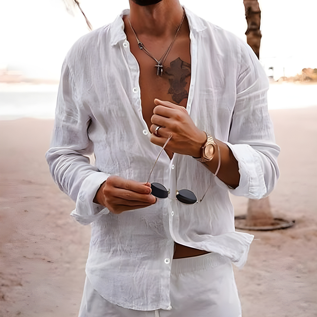 Giordano | Chemise d’été en coton naturel