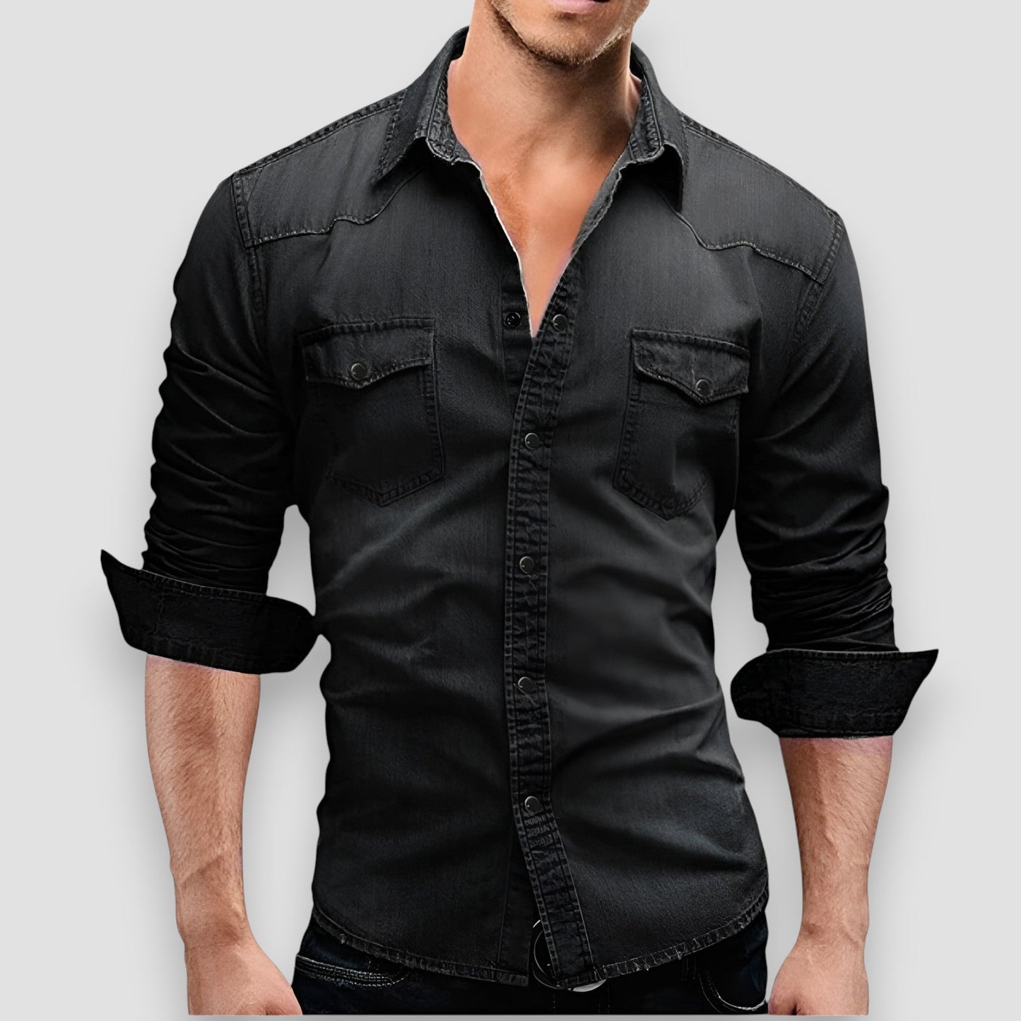 Kurt | Chemise en denim classique