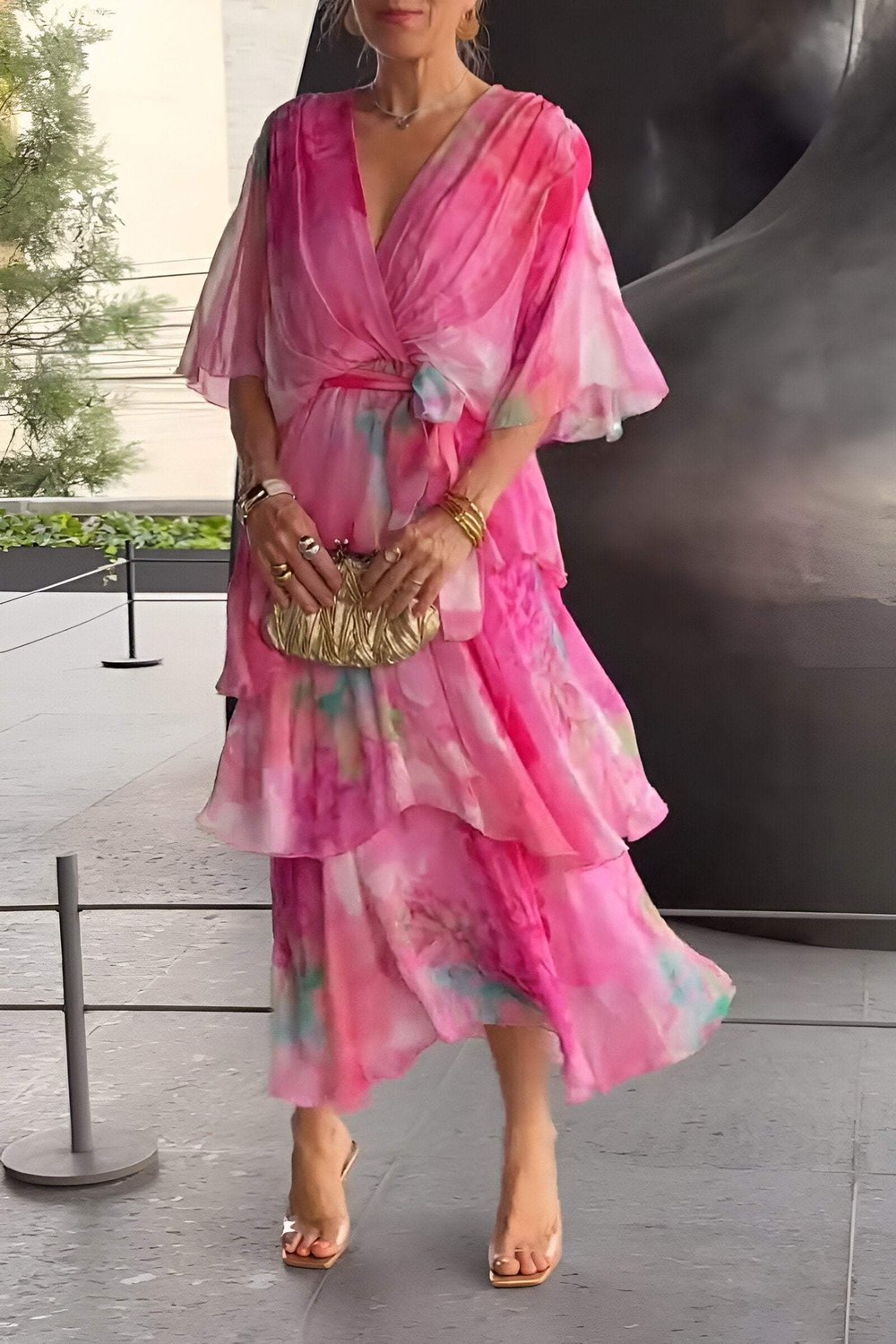 Elyse - Robe longue bohème élégante