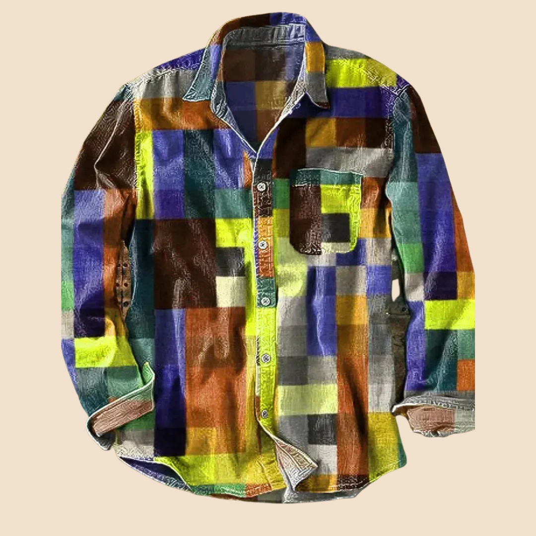 Lenoir | Chemise vintage arc-en-ciel
