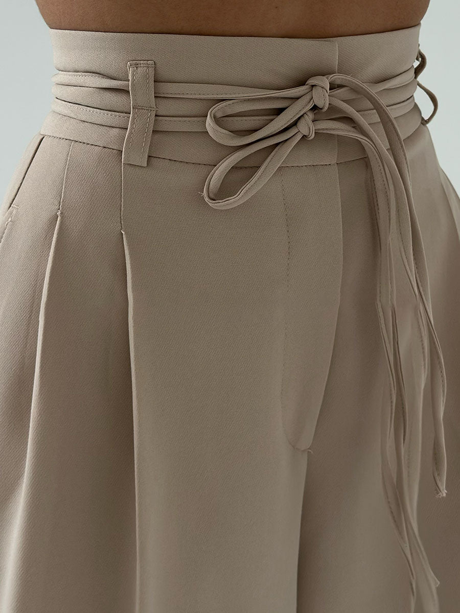 Stephanie - Pantalon taille haute