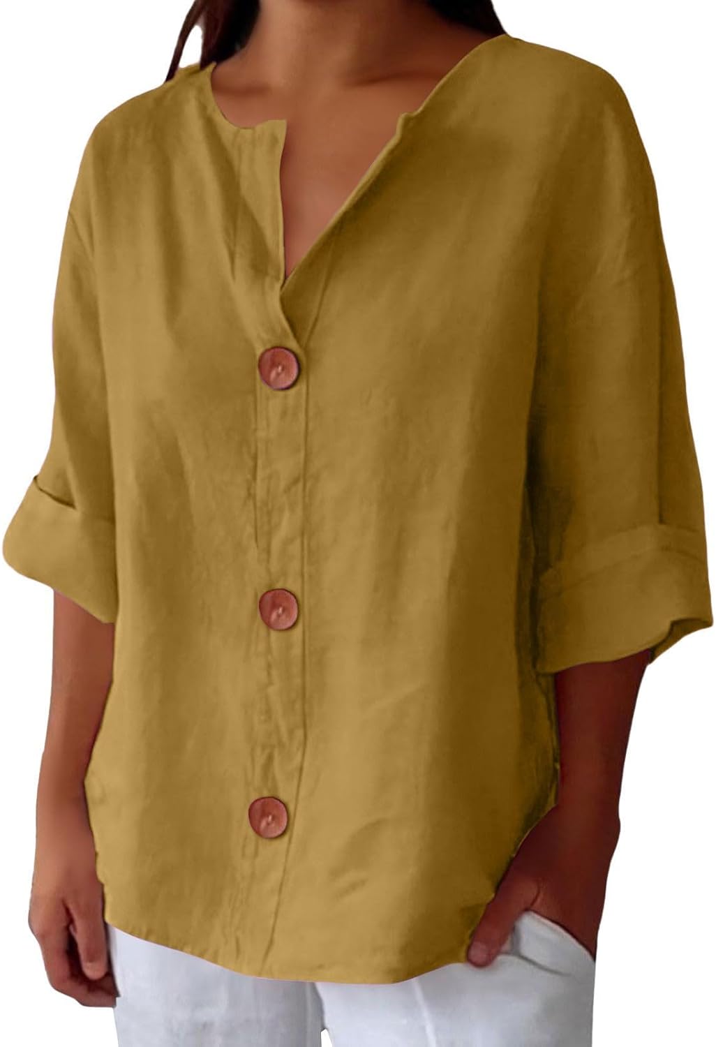 Clara | Blouse en lin décontractée