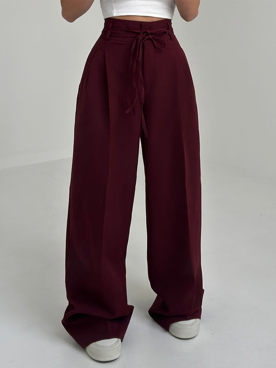 Stephanie - Pantalon taille haute