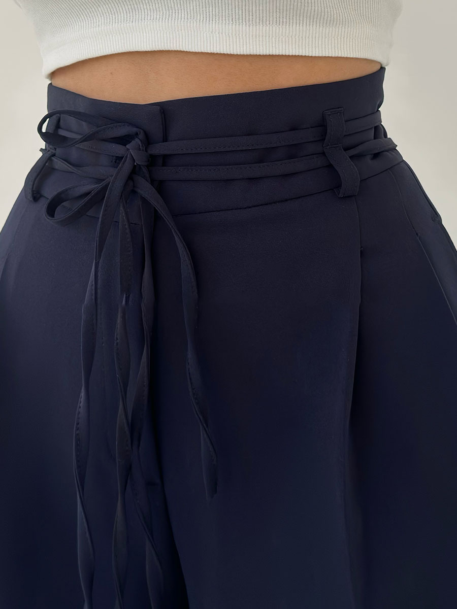 Stephanie - Pantalon taille haute