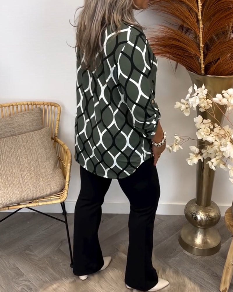 Noor | Blouse à Imprimé Graphique