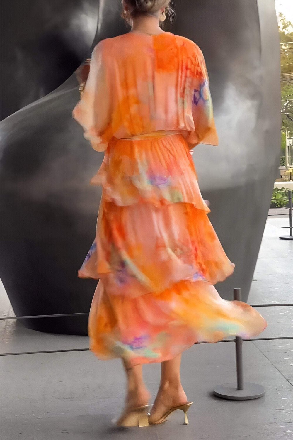 Elyse - Robe longue bohème élégante