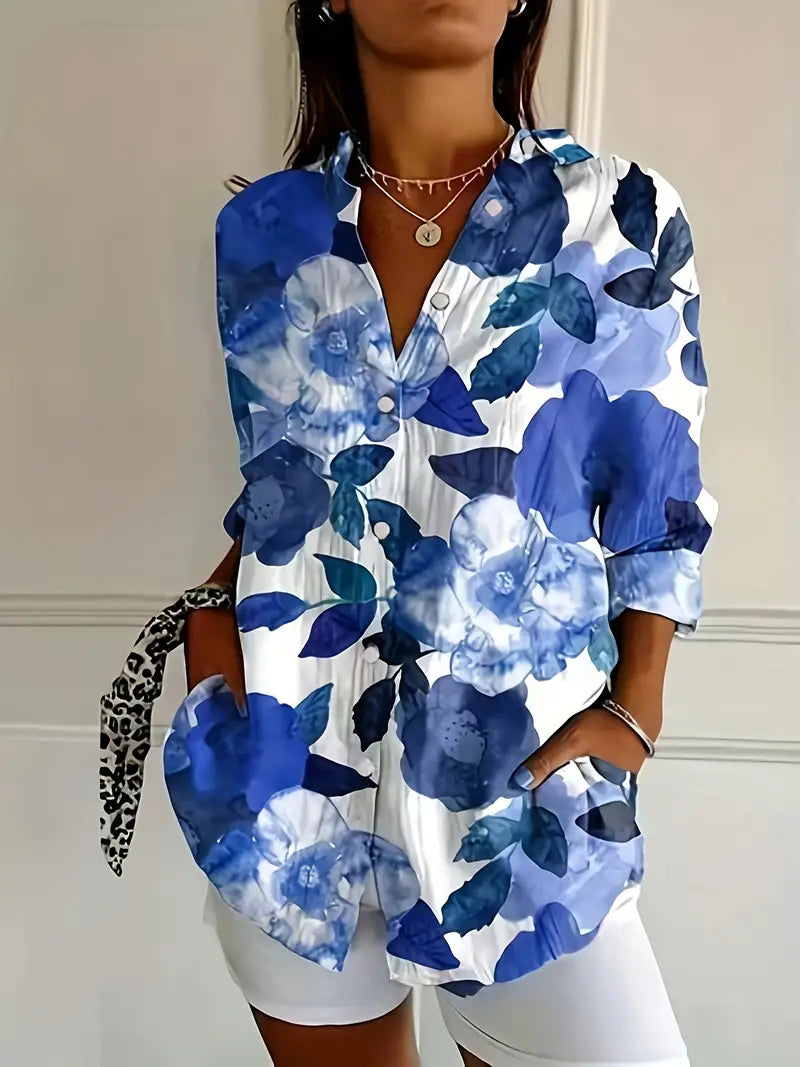 Shyla - Blouse fleurie élégante