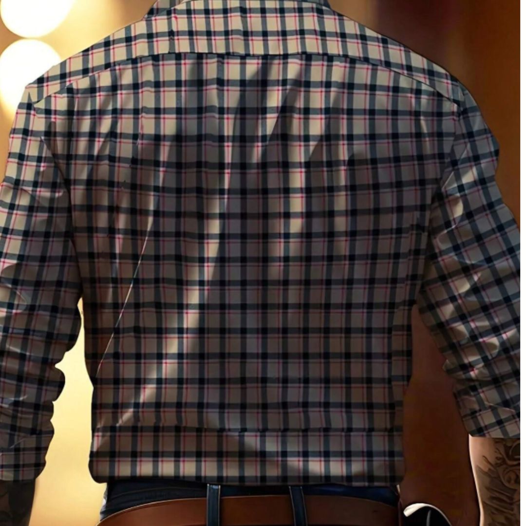Shaun – Chemise à carreaux élégante