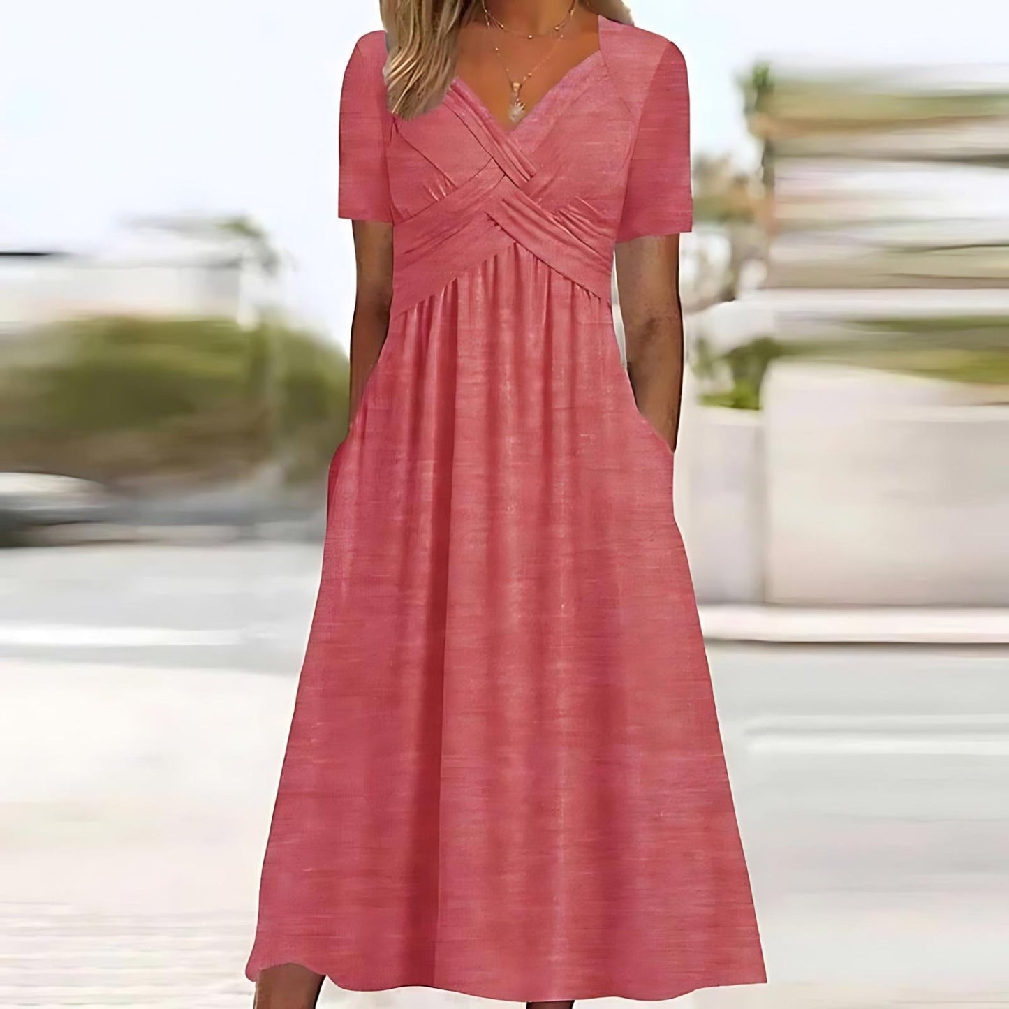 Carissa - Robe midi élégante