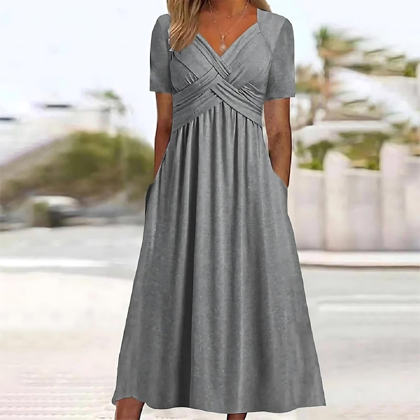 Carissa - Robe midi élégante