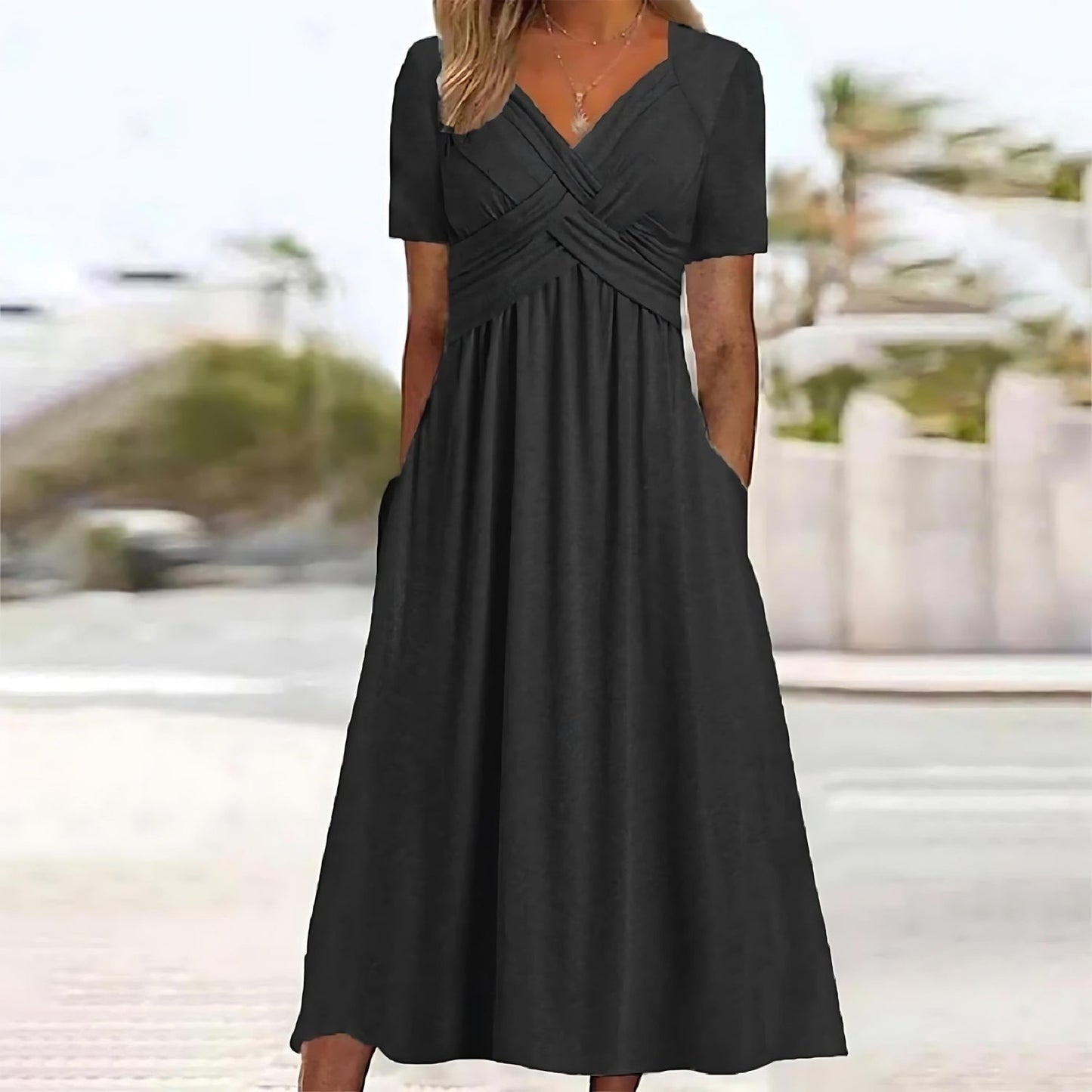 Carissa - Robe midi élégante