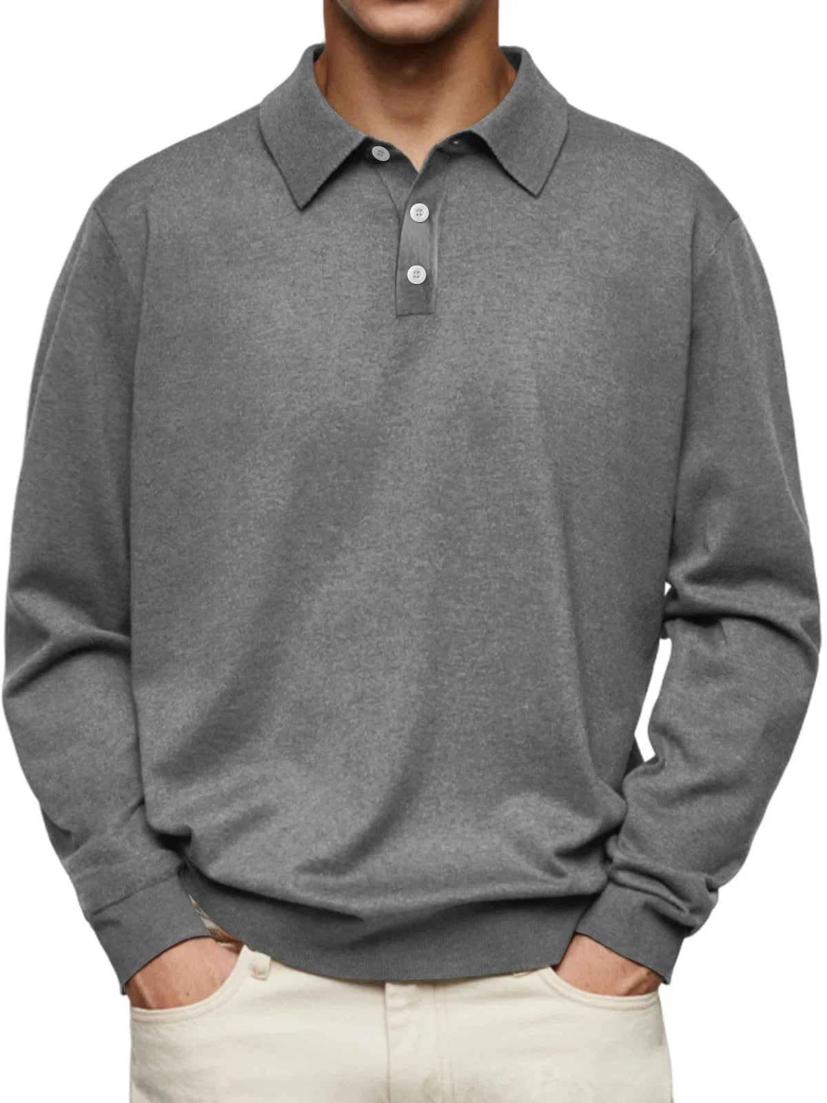 Dorian | Polo casual à manches longues