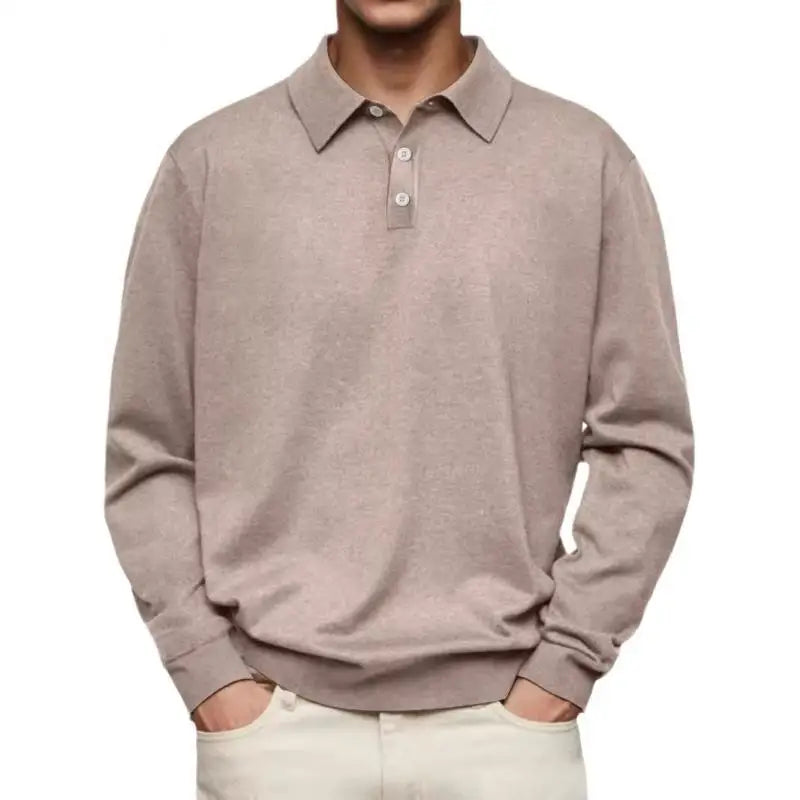 Dorian | Polo casual à manches longues