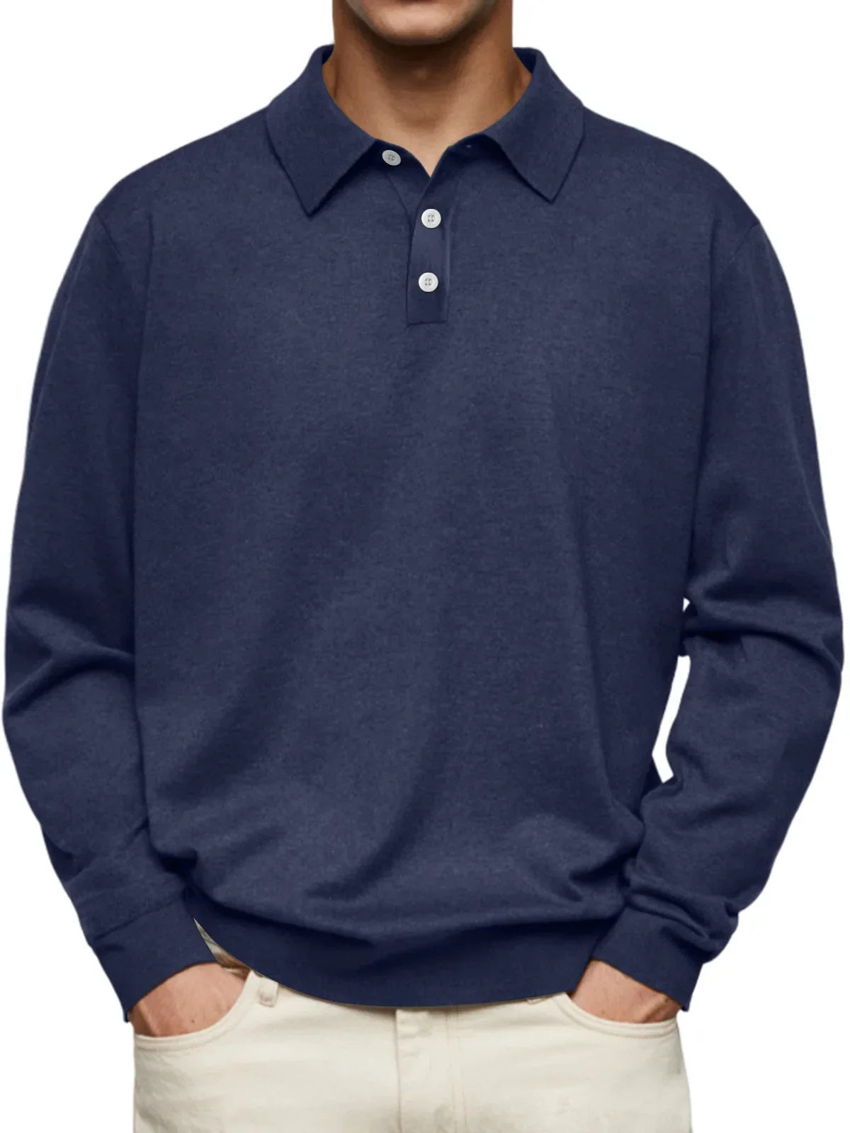 Dorian | Polo casual à manches longues