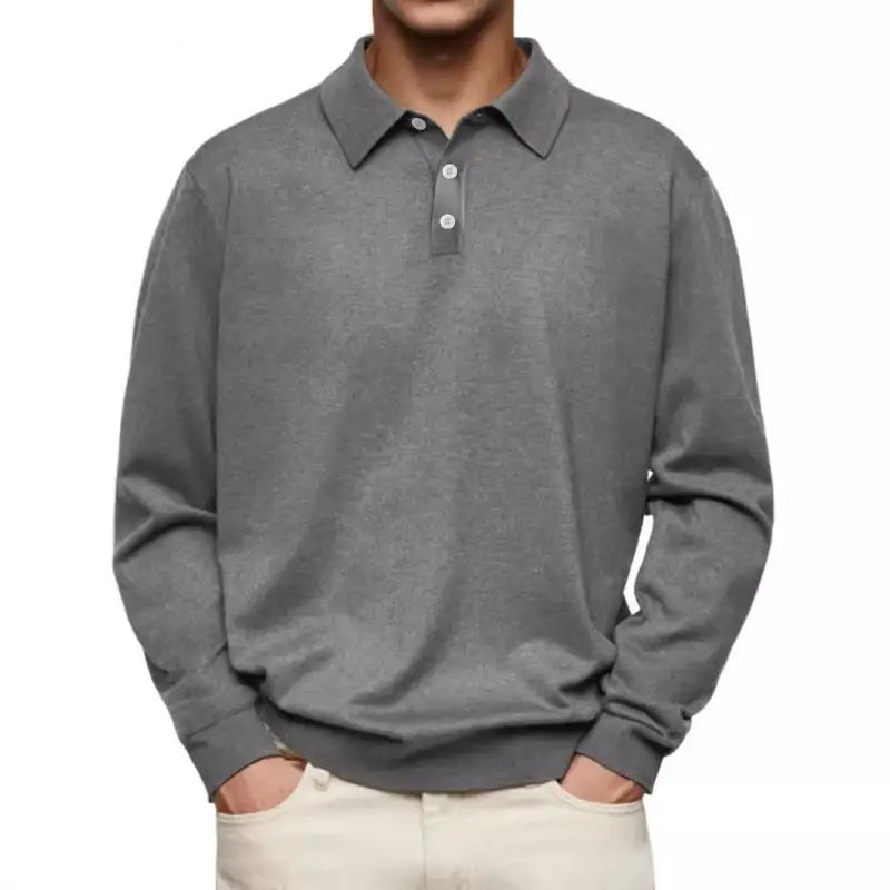 Dorian | Polo casual à manches longues