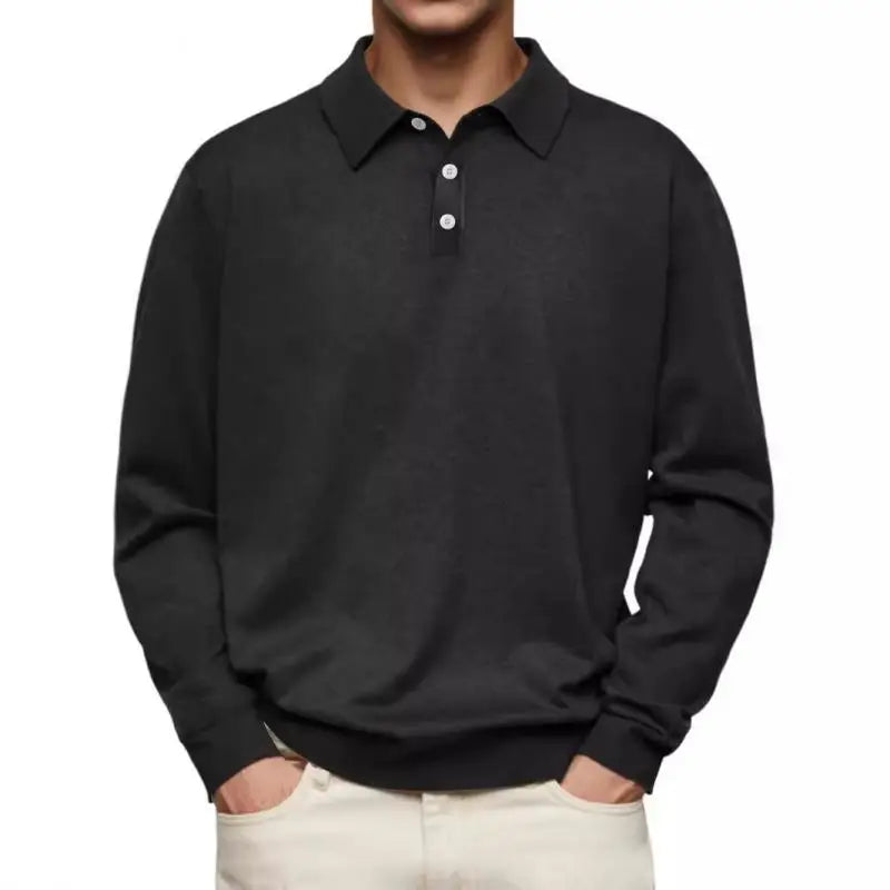 Dorian | Polo casual à manches longues