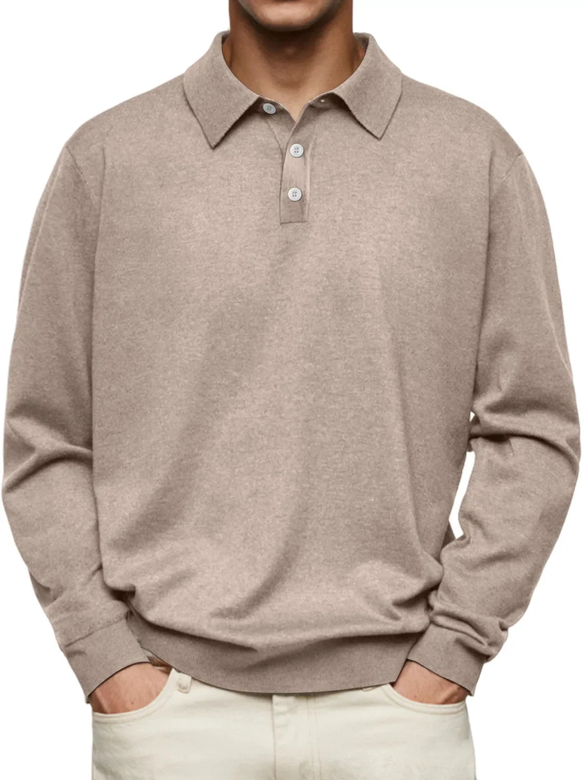 Dorian | Polo casual à manches longues