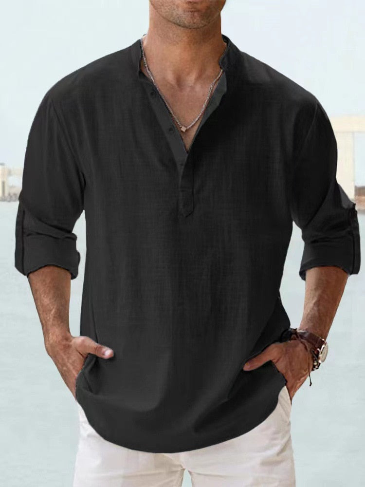 Leon | Chemise en Lin Respirante