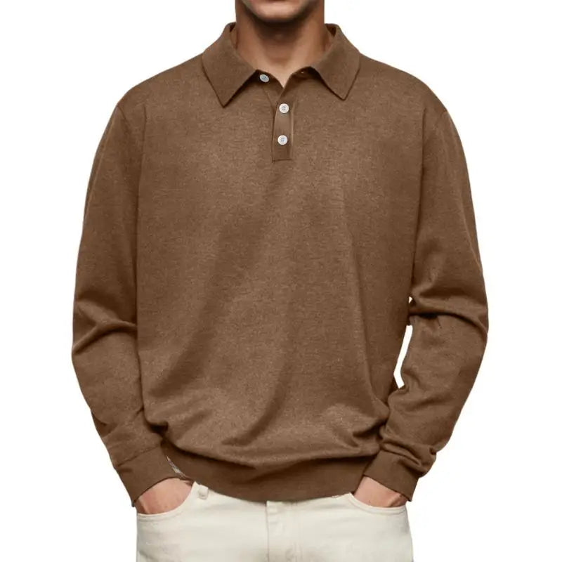 Dorian | Polo casual à manches longues