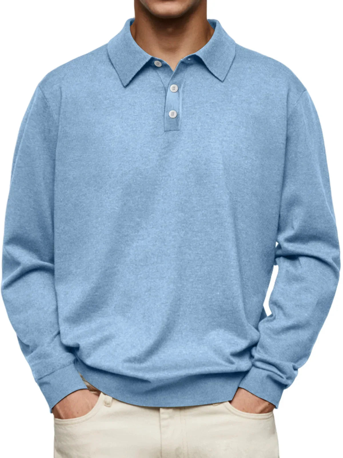 Dorian | Polo casual à manches longues