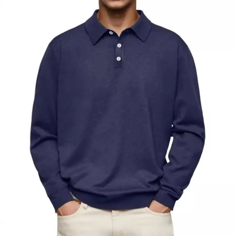 Dorian | Polo casual à manches longues