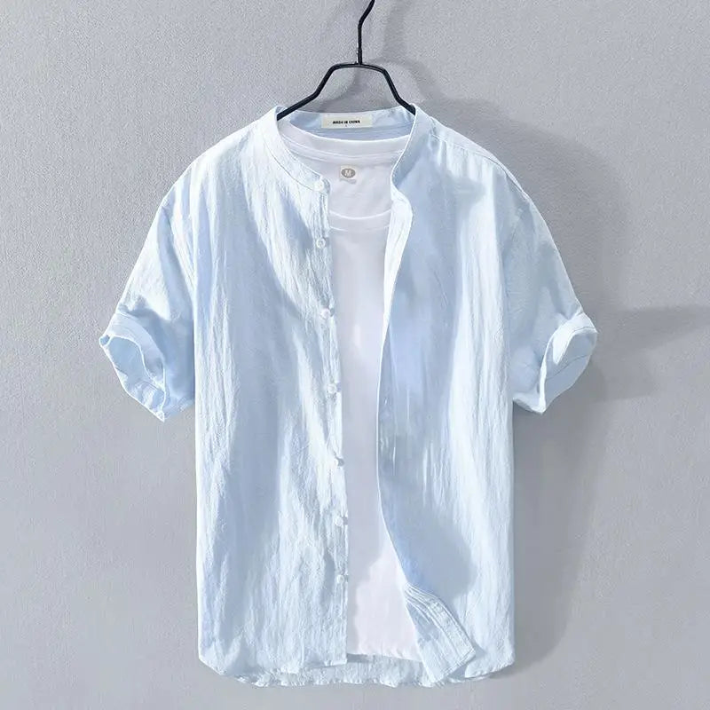 Alexandre | Chemise d’été en coton et lin