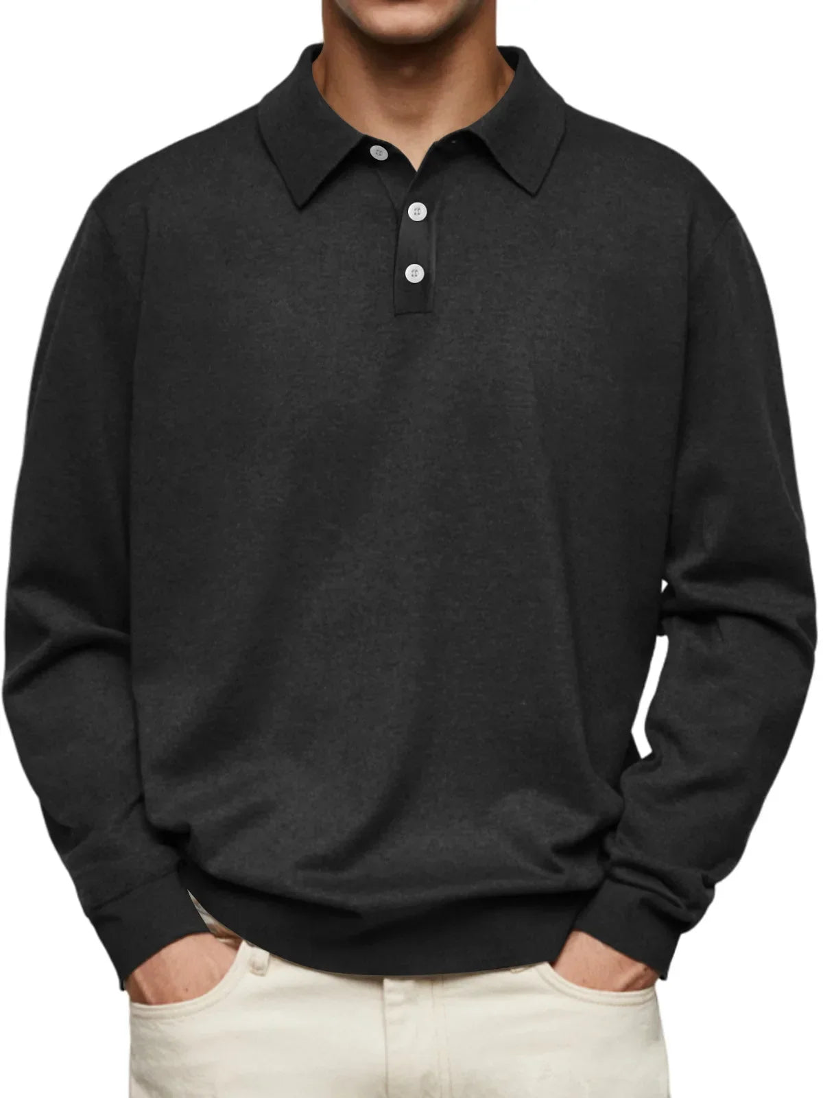 Dorian | Polo casual à manches longues
