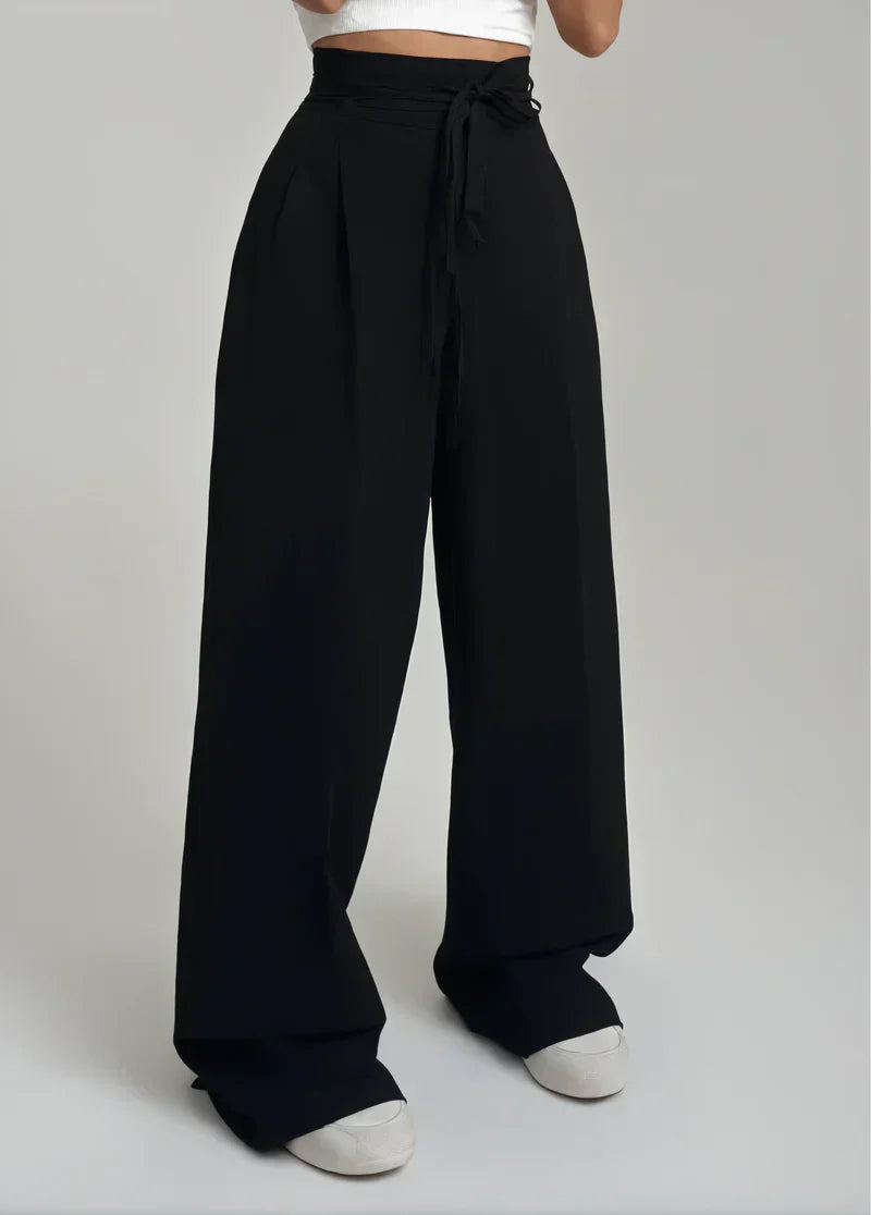 Stephanie - Pantalon taille haute