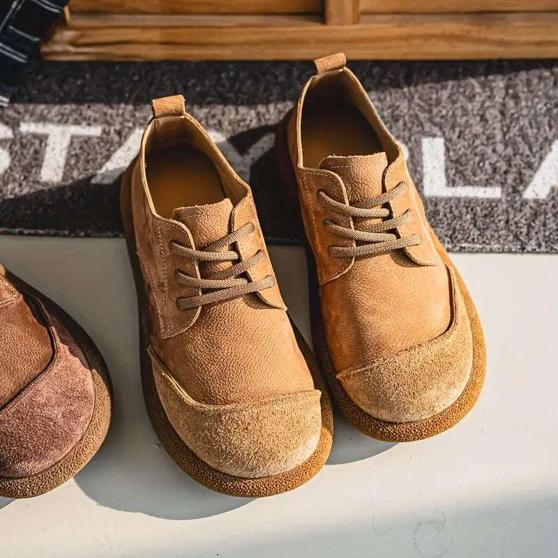 Abrantes | Baskets orthopédiques en cuir bovin ⏐ Édition Premium