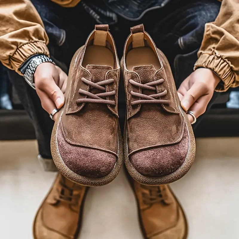 Abrantes | Baskets orthopédiques en cuir bovin ⏐ Édition Premium