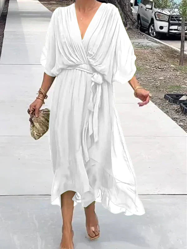 Daria | robe légère à col en v