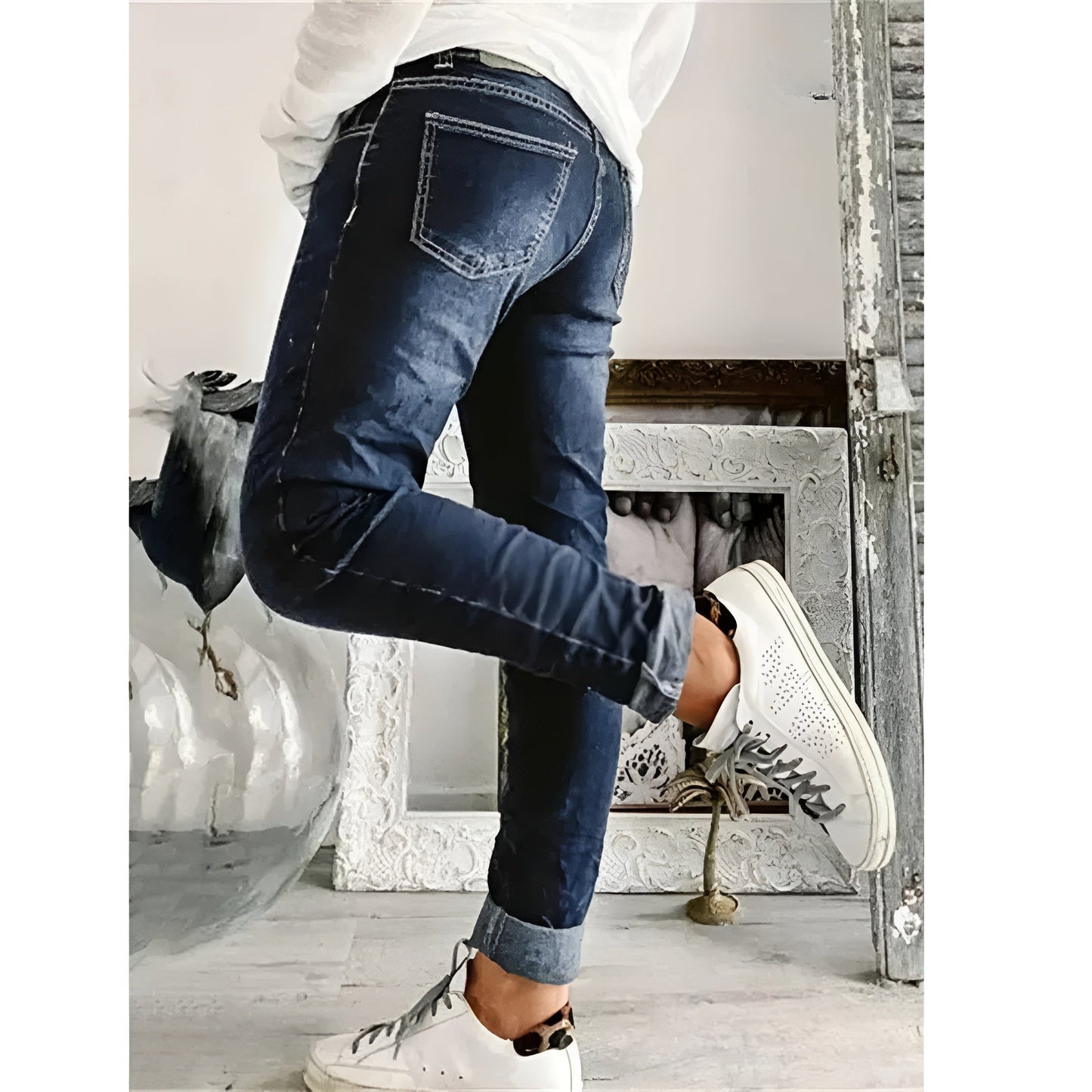 Jude - Jeans à braguette boutonnée