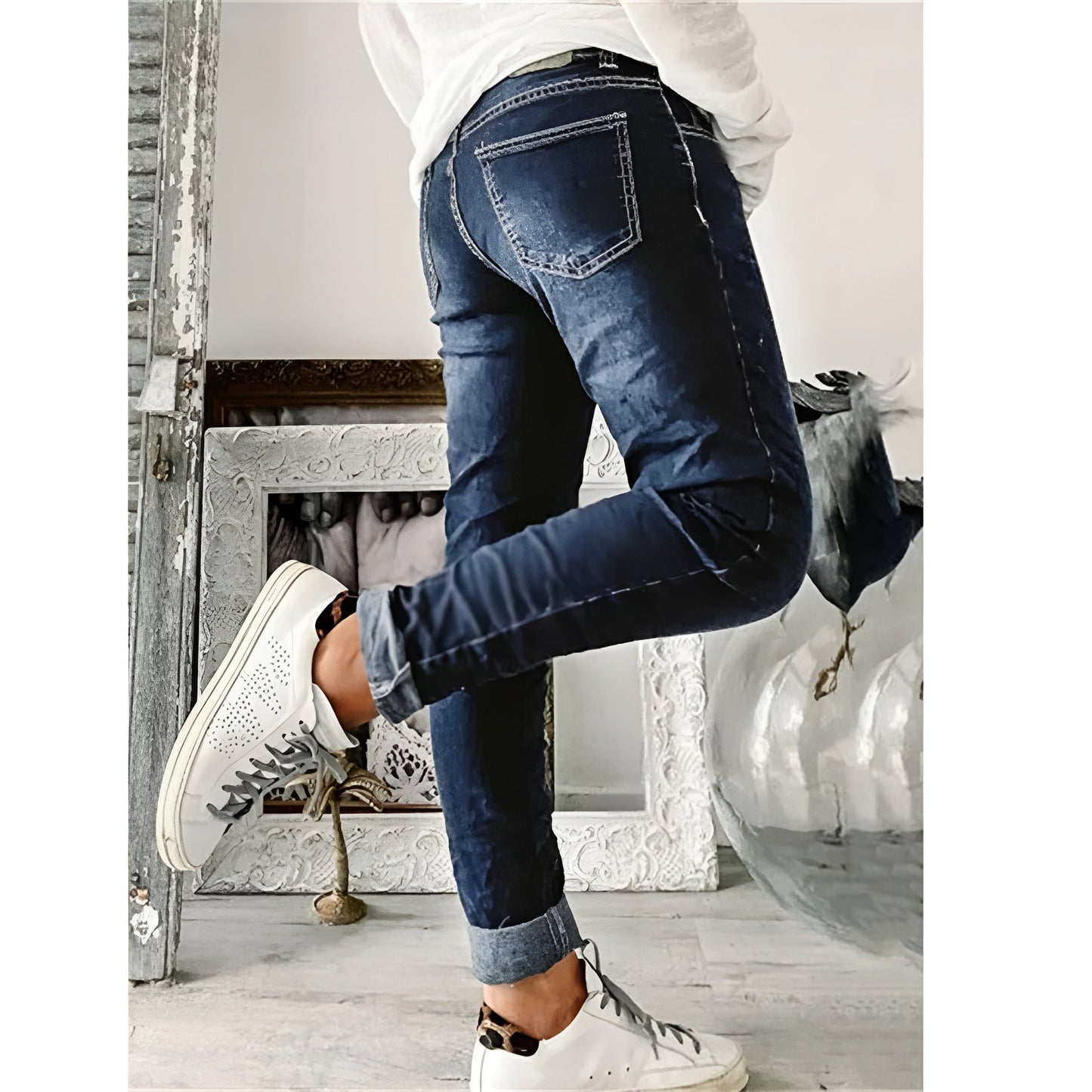 Jude - Jeans à braguette boutonnée