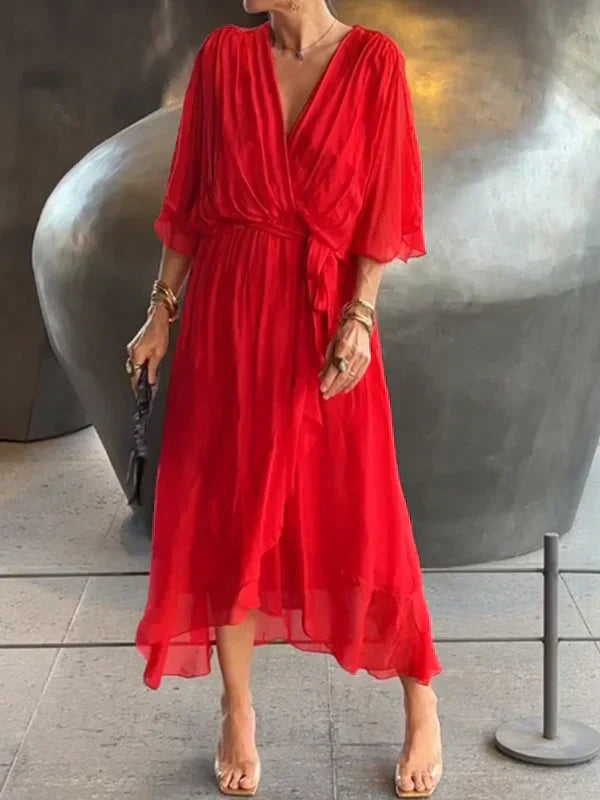 Daria | robe légère à col en v