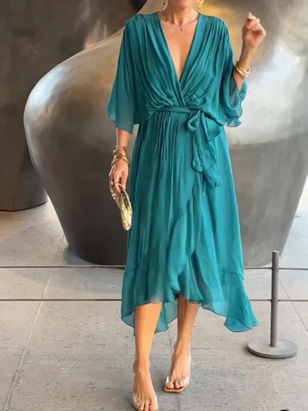 Daria | robe légère à col en v
