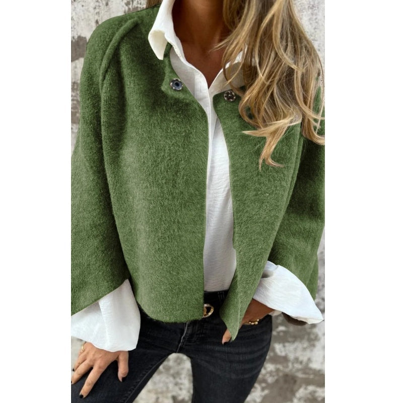 Elise | Veste courte à manches évasées chic