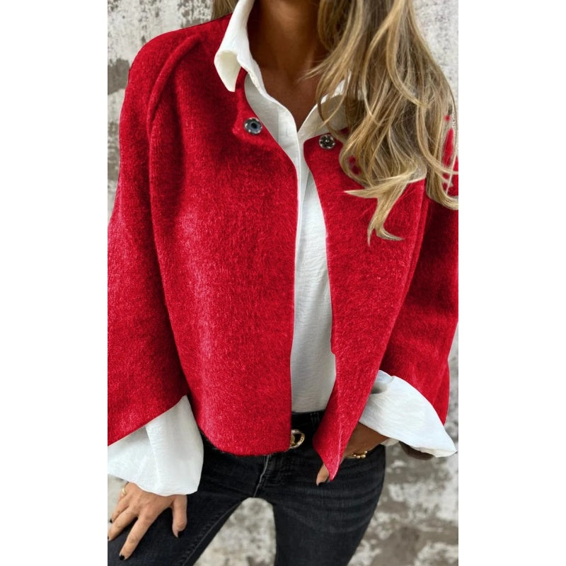 Elise | Veste courte à manches évasées chic