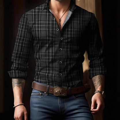 Shaun – Chemise à carreaux élégante