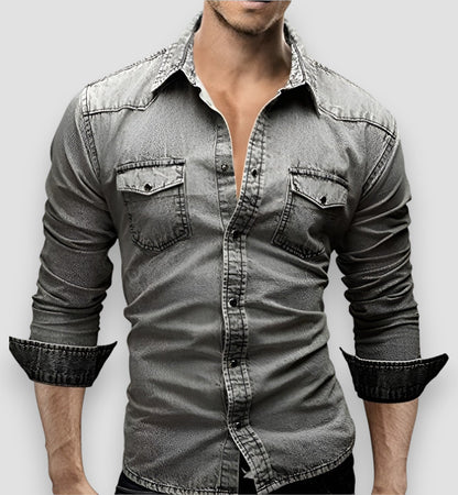Kurt | Chemise en denim classique