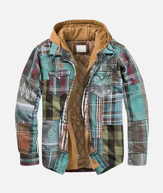 Marcelli | Veste patchwork à carreaux