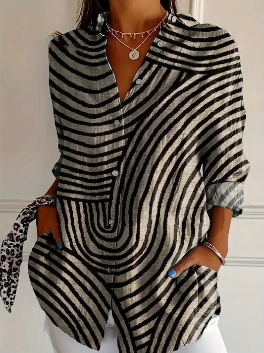 Marielle - Blouse rayée élégante