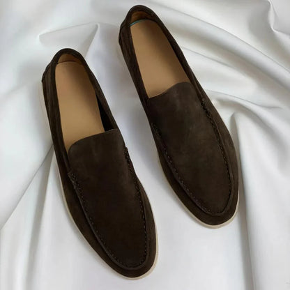 Adrien | Mocassins élégants en daim
