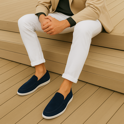 Adrien | Mocassins élégants en daim