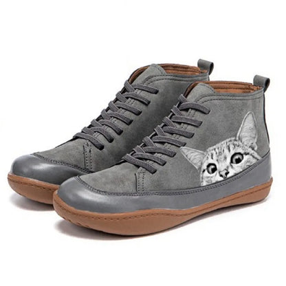 Clémentine | Bottines en cuir pour les amoureuses des chats