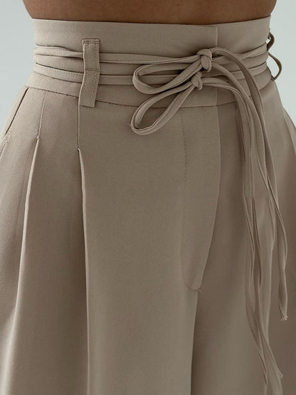Stephanie - Pantalon taille haute